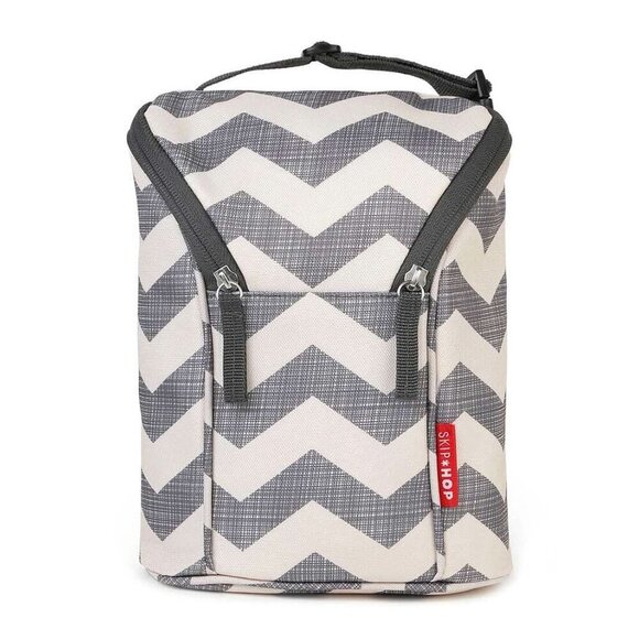 Skip Hop Other - Skip Hop Grab & Go Double Bottle Bag, Chevron